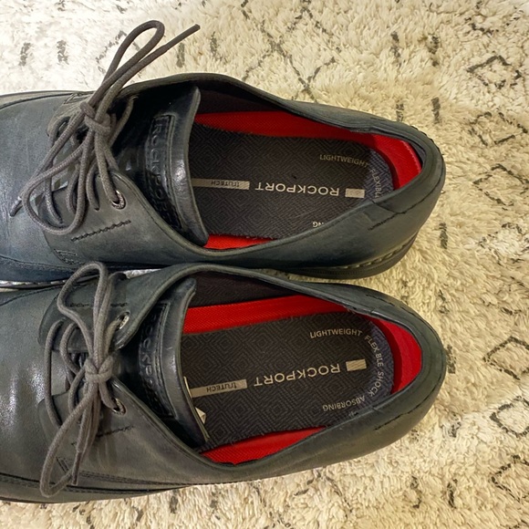 Rockport Trutech Wingtip Leather Oxford Shoes 11.5 - Picture 9 of 14